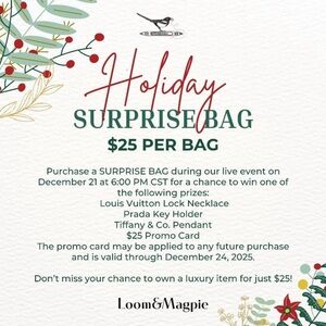 LAST CHANCE to get a Holiday Surprise Bag